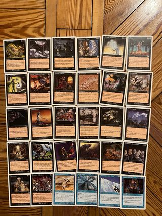 164 carte Magic vintage Sesta Edizione VI