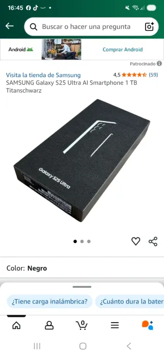 Samsung Galaxy S25 Ultra Caja