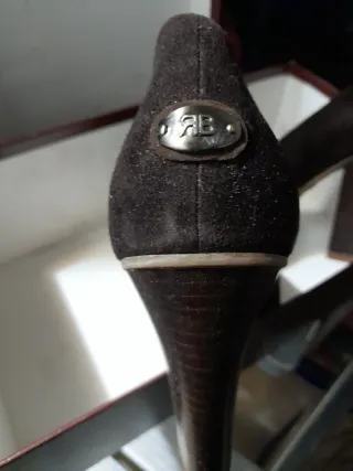 Zapatos Roberto Torreta Tacon Piel Talla 40