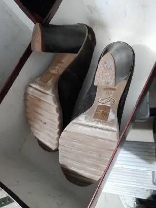 Zapatos Roberto Torreta Tacon Piel Talla 40