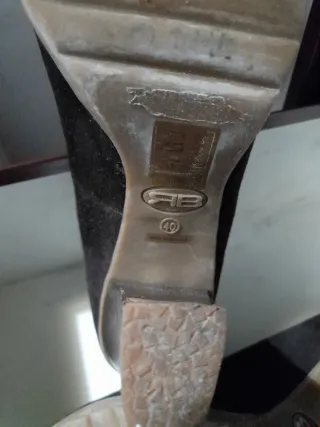 Zapatos Roberto Torreta Tacon Piel Talla 40