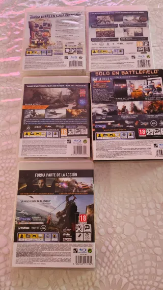 Colección 5 Juegos Battlefield PS3