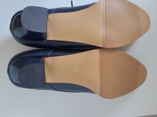 Zapatos estilo vintage mujer azul