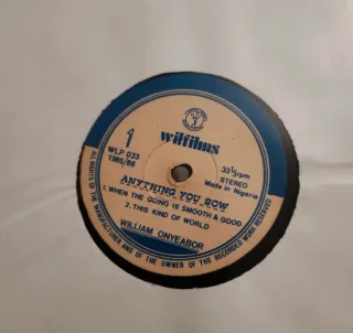 William Onyeabor - Anything You Sow