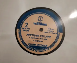 William Onyeabor - Anything You Sow