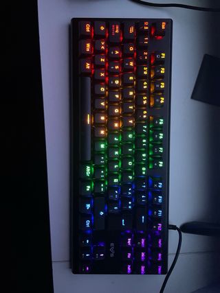 Teclado Gaming EVS ESG K6 Mechanik RGB
