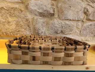 Cestas de castaño artesanales hechas a mano