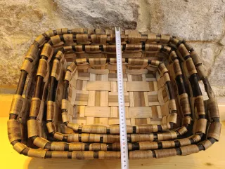 Cestas de castaño artesanales hechas a mano