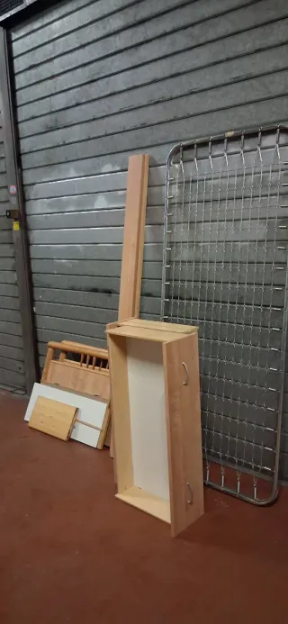 Struttura letto singolo con cassetti