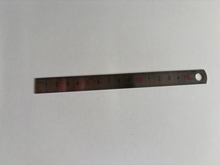 Conjunto 3 Réguas Aço Inox 60, 30 e 15cm