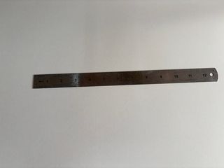 Conjunto 3 Réguas Aço Inox 60, 30 e 15cm