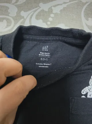 Camiseta GAP Negra Talla M