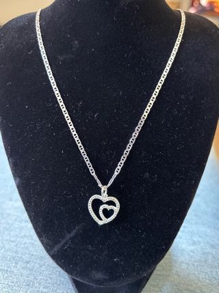 Collar Plata 925 Corazones