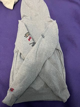 Sudadera Geographical Norway Gris