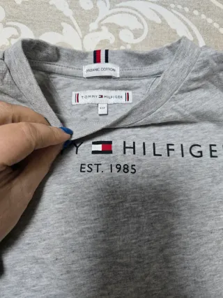 Camiseta Tommy Hilfiger Gris Est. 1985