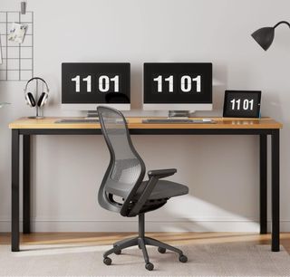 Mesa escritorio Sogeshome madera y metal