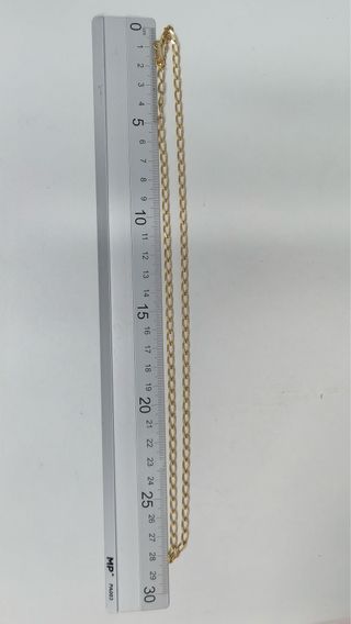 Cadena Bilbao Oro 18k 17,22gr 4mm