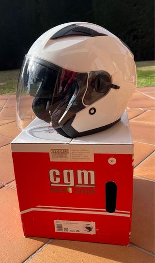 Casco Moto CGM Italian Lifestyle XL Blanco.