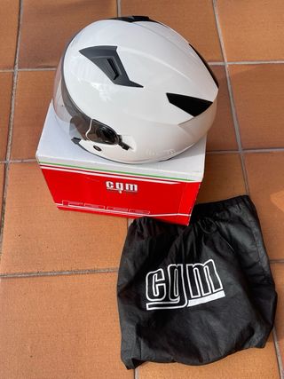 Casco Moto CGM Italian Lifestyle XL Blanco.