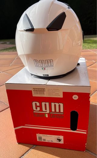 Casco Moto CGM Italian Lifestyle XL Blanco.