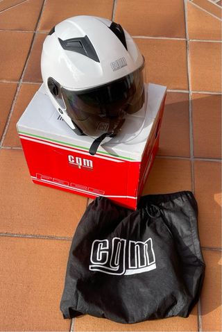 Casco Moto CGM Italian Lifestyle XL Blanco.
