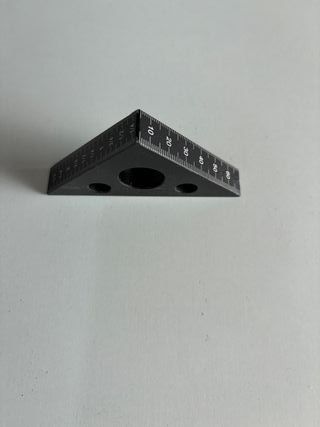 Mini Esquadro Triangular Alumínio