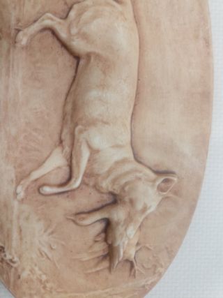 Relieves Alabastrina Caza Perro y Zorro