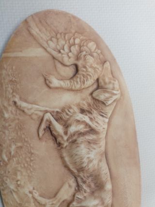 Relieves Alabastrina Caza Perro y Zorro