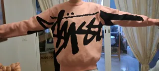 Jersey Stüssy Negro y Rosa Nuevo