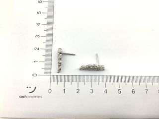 pendientes plata 925mm con piedra con circonita