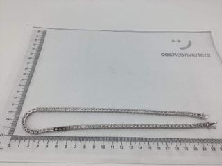 gargantilla plata 925mm con piedra con circonita 20cm