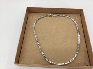 gargantilla plata 925mm con piedra con circonita 20cm