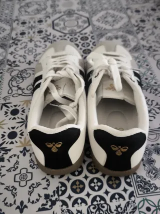 Zapatillas Hummel Talla 41 Gris/Blanco