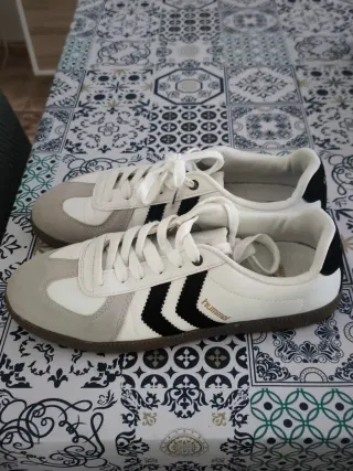 Zapatillas Hummel Talla 41 Gris/Blanco