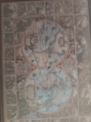 Cuadro decorativo mapa antiguo