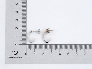 pendientes oro 18k con piedra con circonita