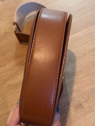 Bolso bandolera Zara marrón