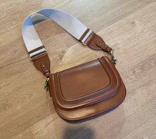 Bolso bandolera Zara marrón