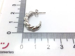 pendientes plata 925mm