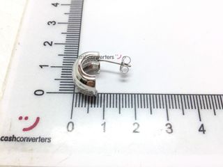 pendientes plata 925mm con piedra con circonita