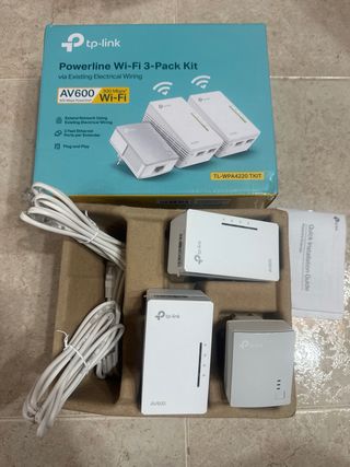 TP-Link Powerline Wi-Fi 3-Pack Kit AV600