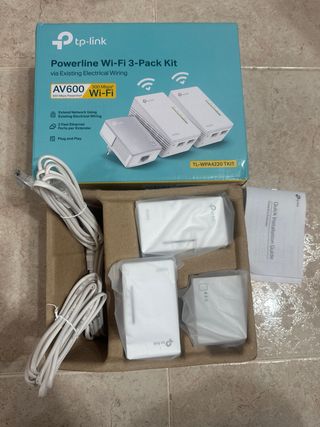 TP-Link Powerline Wi-Fi 3-Pack Kit AV600