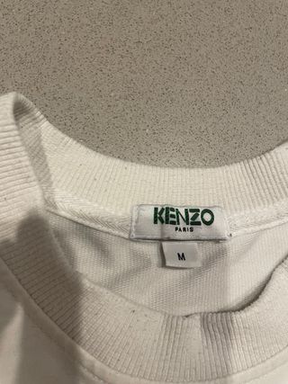 Sudadera Kenzo Blanca. Calza S.