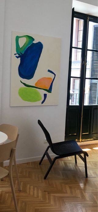 Cuadros pintados a mano abstractos