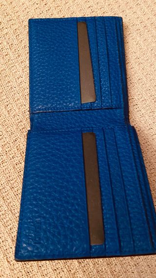 Portafoglio Fendi in pelle marrone e verde