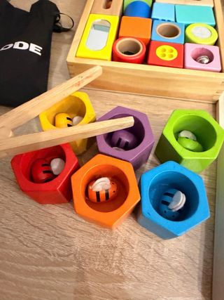 Juguetes de madera para bebés 1-3 años