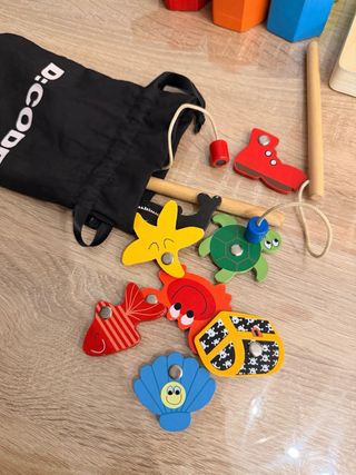 Juguetes de madera para bebés 1-3 años