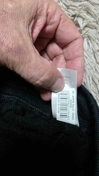 Pantalón chándal Domyos negro con cremalleras