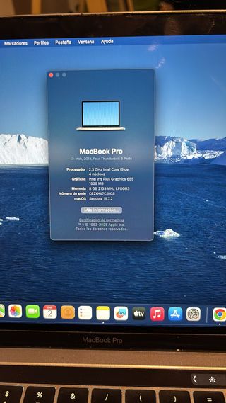 MacBook Pro 2018 256GB Plata/Gris Espacial