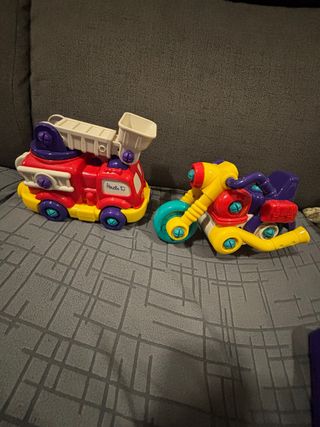 Moto y Camión Bomberos Desmontable